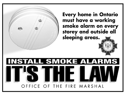 Install smoke alarm its the law